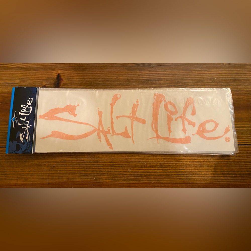 Salt Life Orange Decal 12” SAD930 NEW